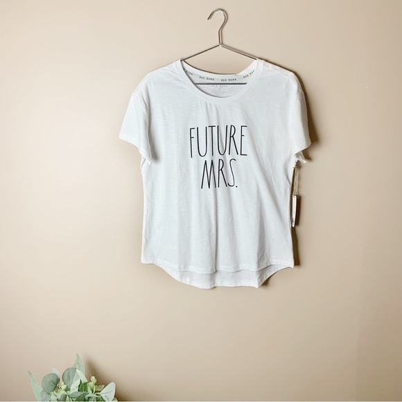 [Rae Dunn] Future Mrs. Graphic Short Sleeve T-shirt - Picture 1 of 11